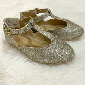 Janie and Jack Glitter Shoes Size 4 NWOT
